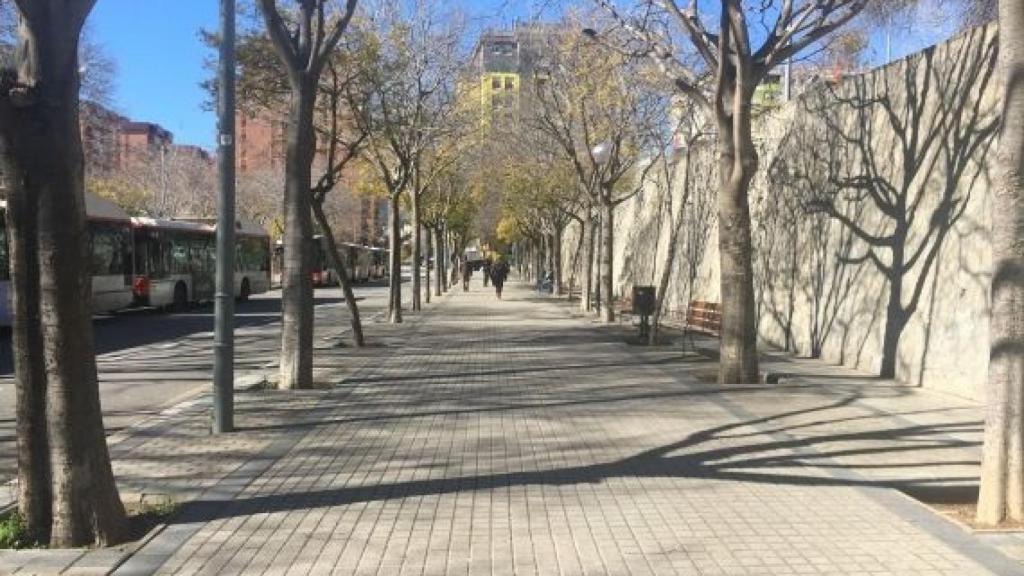 Calle de Antonio Machado en el barrio de Canyelles / A.O. 