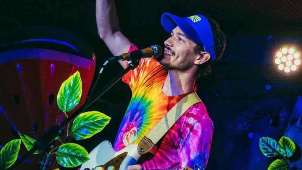 Caloncho en un concierto de verano en 2017