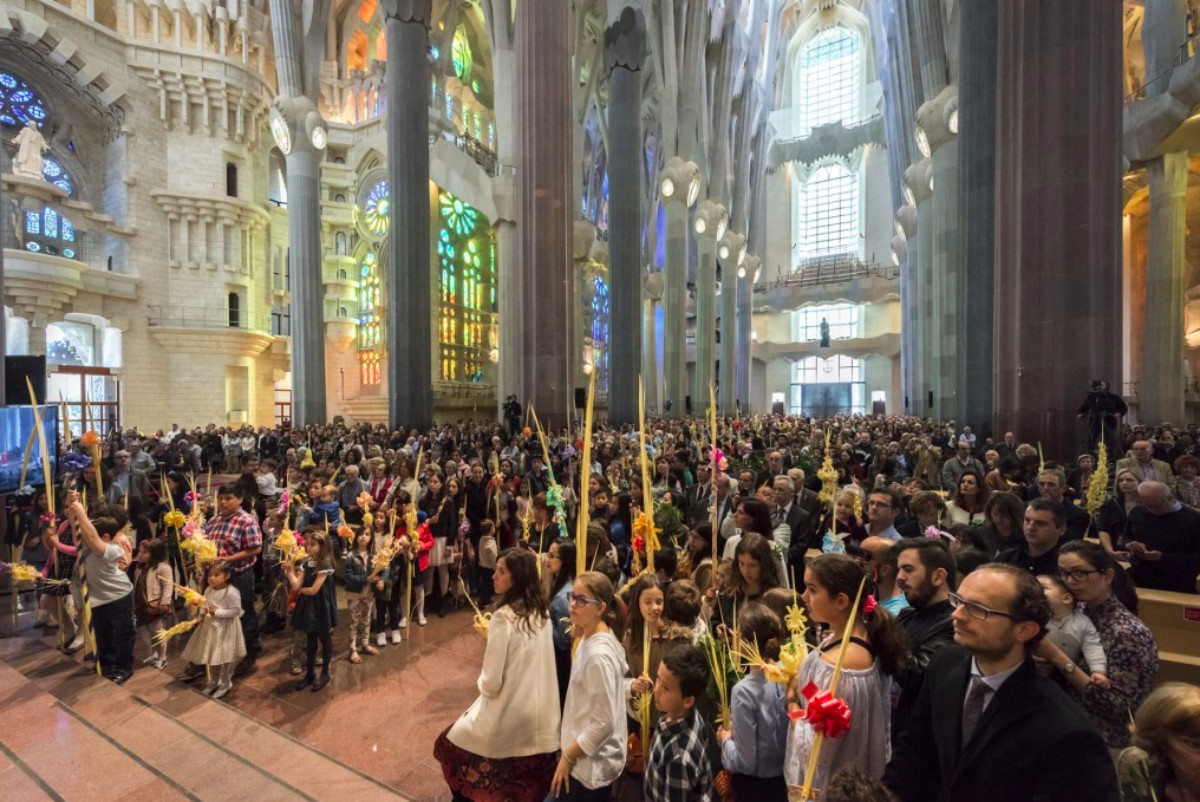 Domingo de Ramos en la Sagrada Familia / SAGRADA FAMILIA