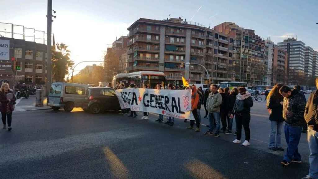 Corte en La Meridiana por otra protesta / FOTO DE ARCHIVO