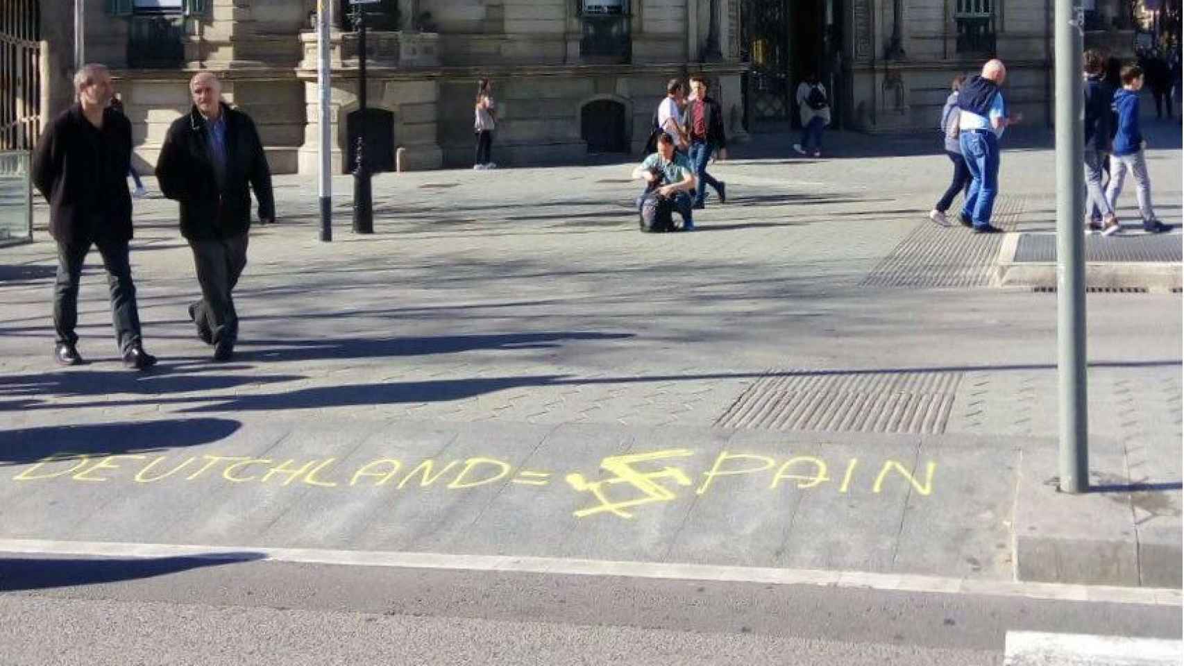 El PP denuncia una pintada ofensiva