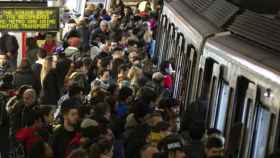 Estación de metro en hora punta / EFE