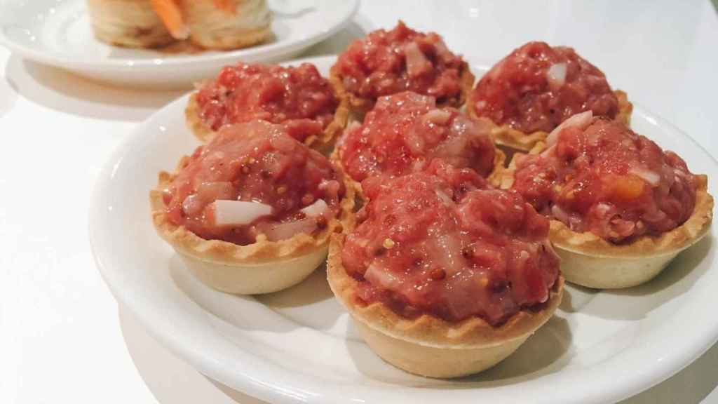 Tartaletas de Steak Tartar