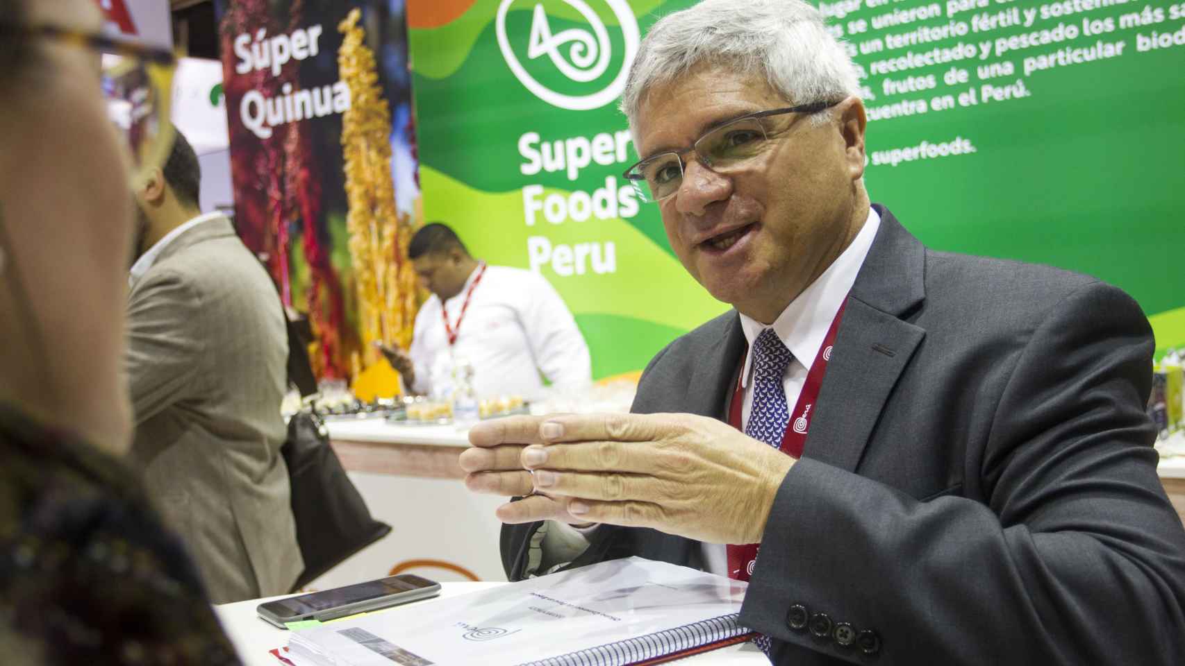 Bernardo Muñoz, Consejero Económico Comercial de la Embajada del Perú / H.F.