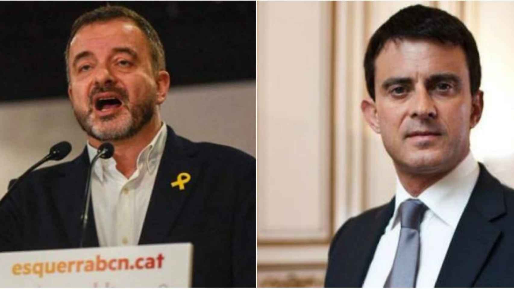 Alfred Bosch y Manuel Valls