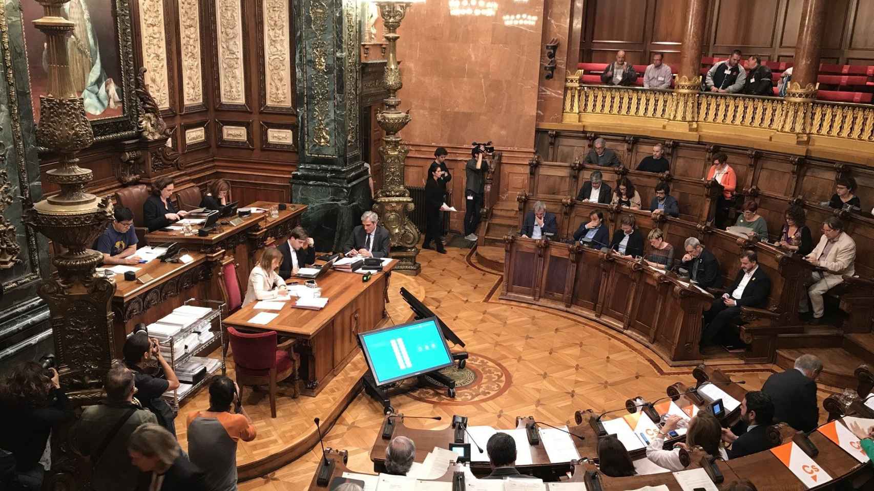 Pleno del Ayuntamiento de Barcelona