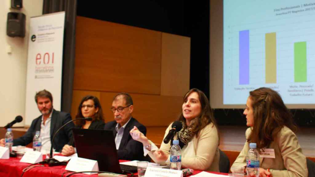 Jornadas por la lengua portuguesa en la EOI Drassanes de Barcelona / H.F.