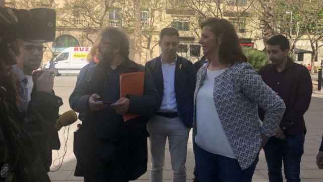 La regidora del PDeCAT, Francina Vila, ha denunciado este jueves la degradación del entorno de la estación del Nord, en el barrio de Fort Pienc / PDeCAT