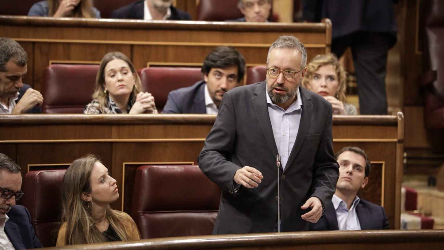 El diputado de Ciudadanos en el Congreso de los Diputados, Juan Carlos Girauta, durante una intervención en la cámara baja / CIUTADANS