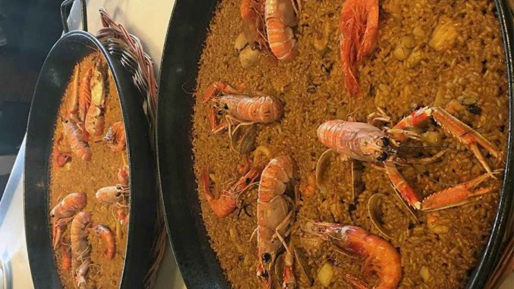 Paellas del restaurante Can Solé