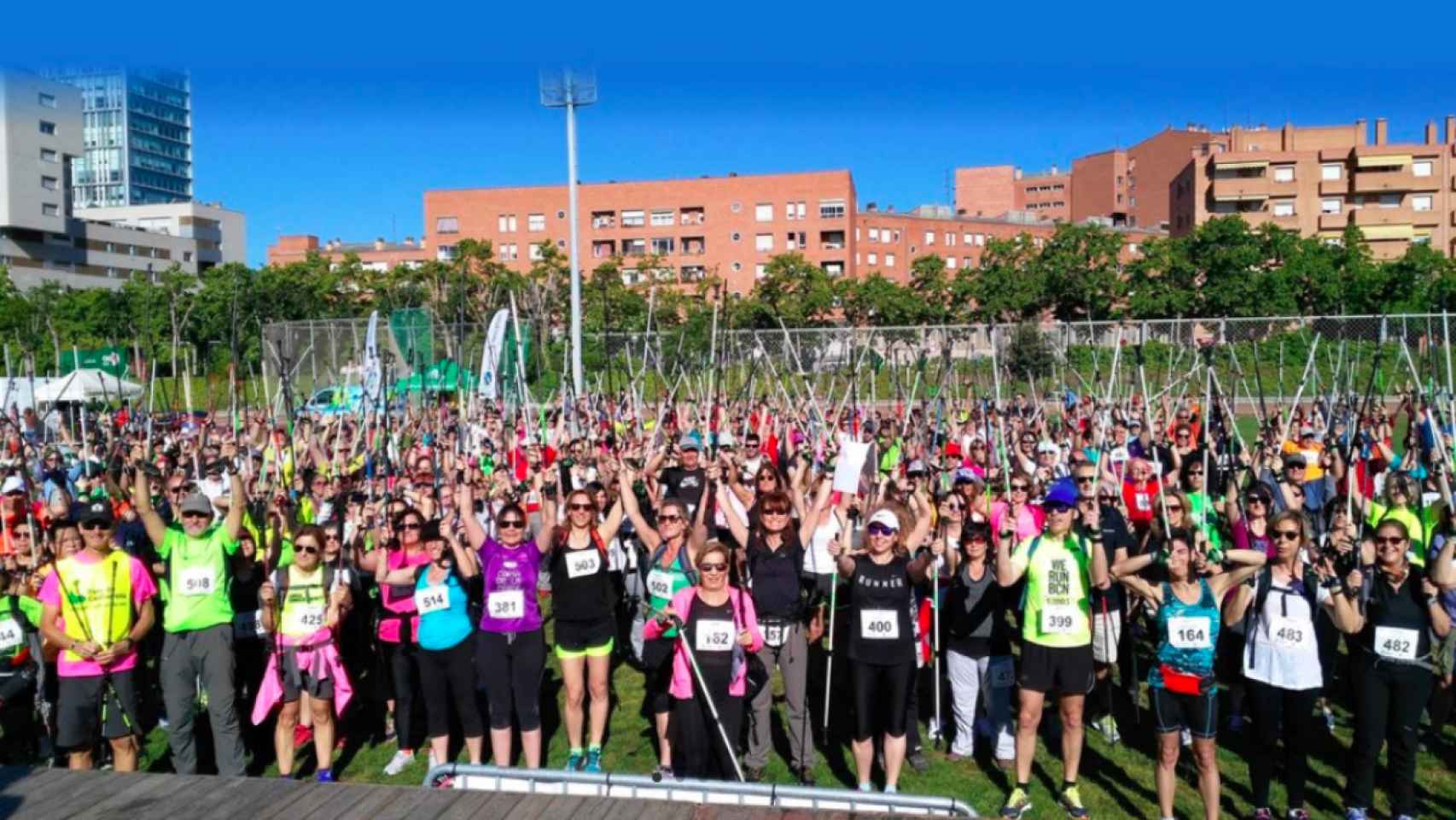 Participantes de la WalkimBCN en Can Dragó / WBCN