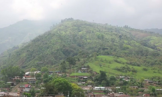 Escena de la cordillera del Cauca de la expo 'Testigos del olvido' / PALAU ROBERT