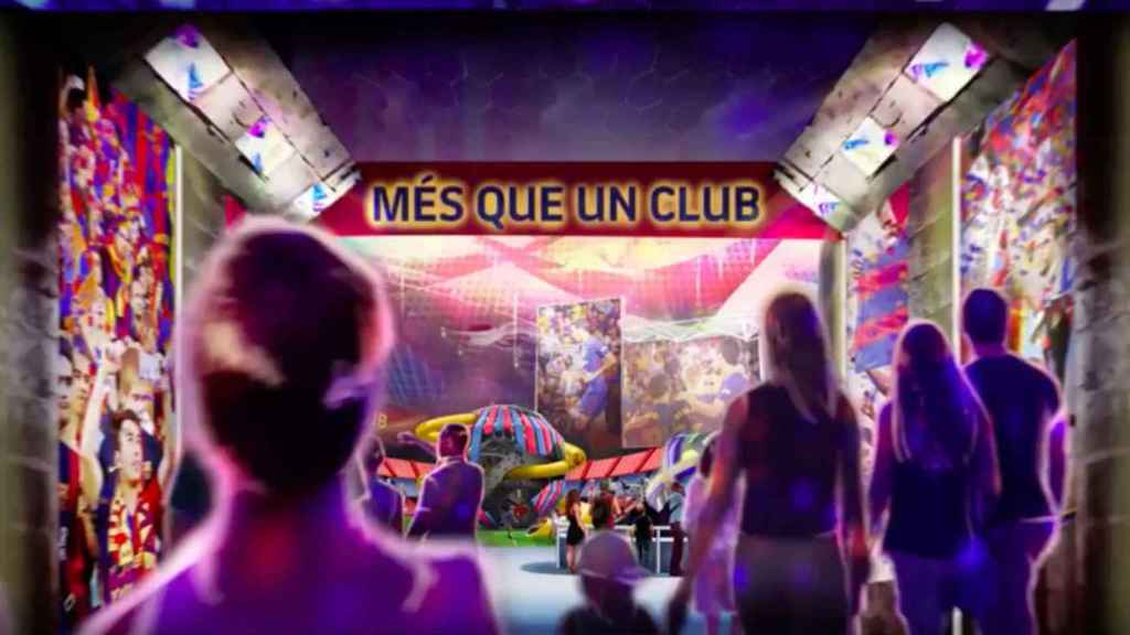 Imagen del proyecto de uno de los parques temáticos blaugrana