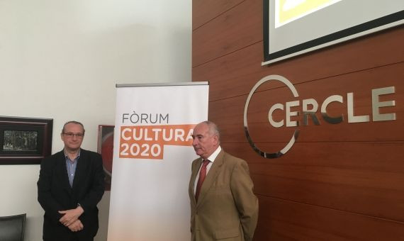 Un momento durante la presentación de Fòrum 2020 en el Círculo de Economía | P.B.