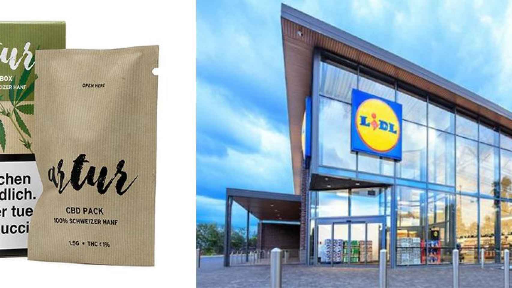 Un supermercado Lidl desde el exterior