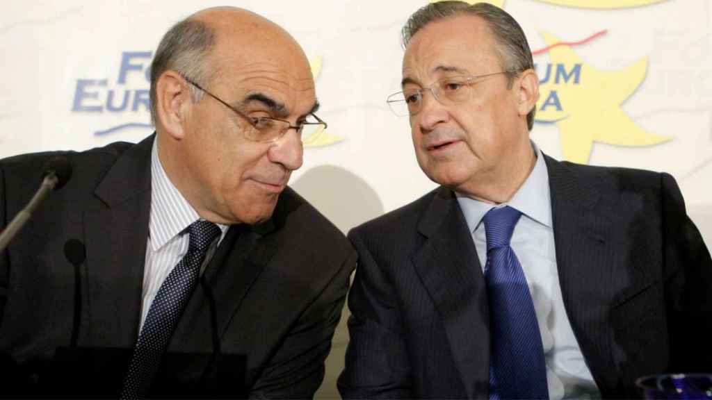 Salvador Alemany y Florentino Pérez: uno que sale y otro que entra en Abertis / Archivo