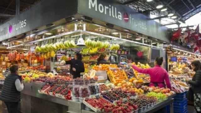 Morilla Fruites, en el mercado de La Boqueria (La Rambla, 91)