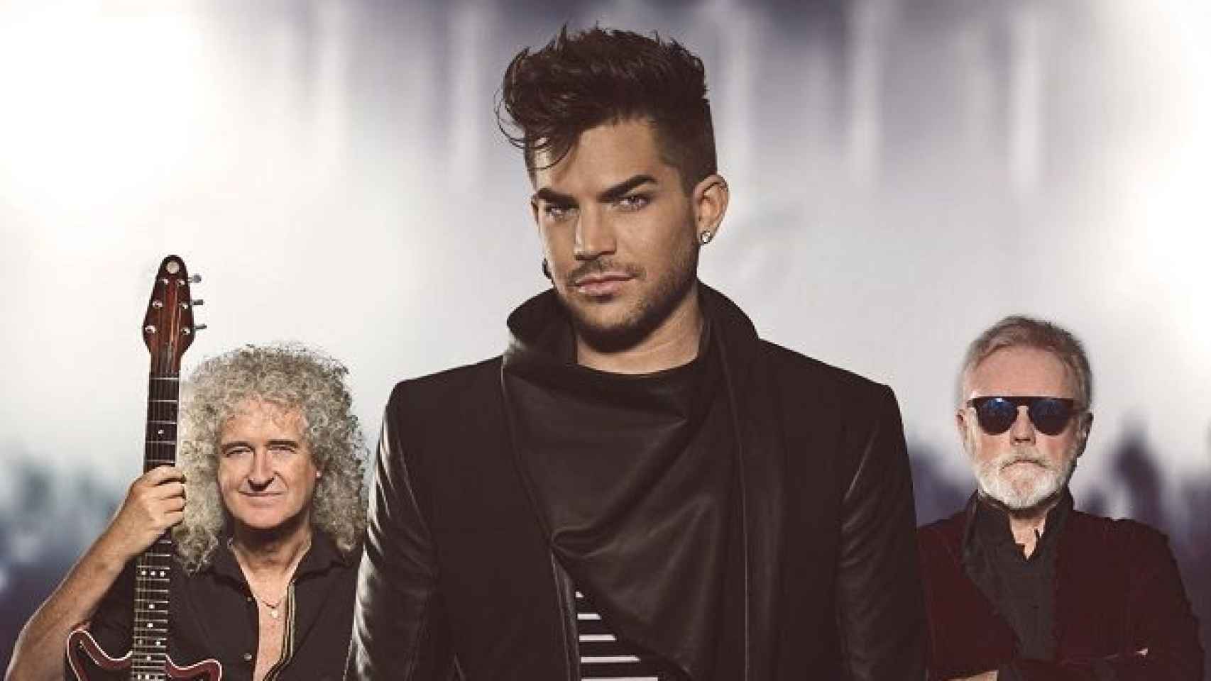 Brian May y Roger Taylor acompañados por Adam Lambert