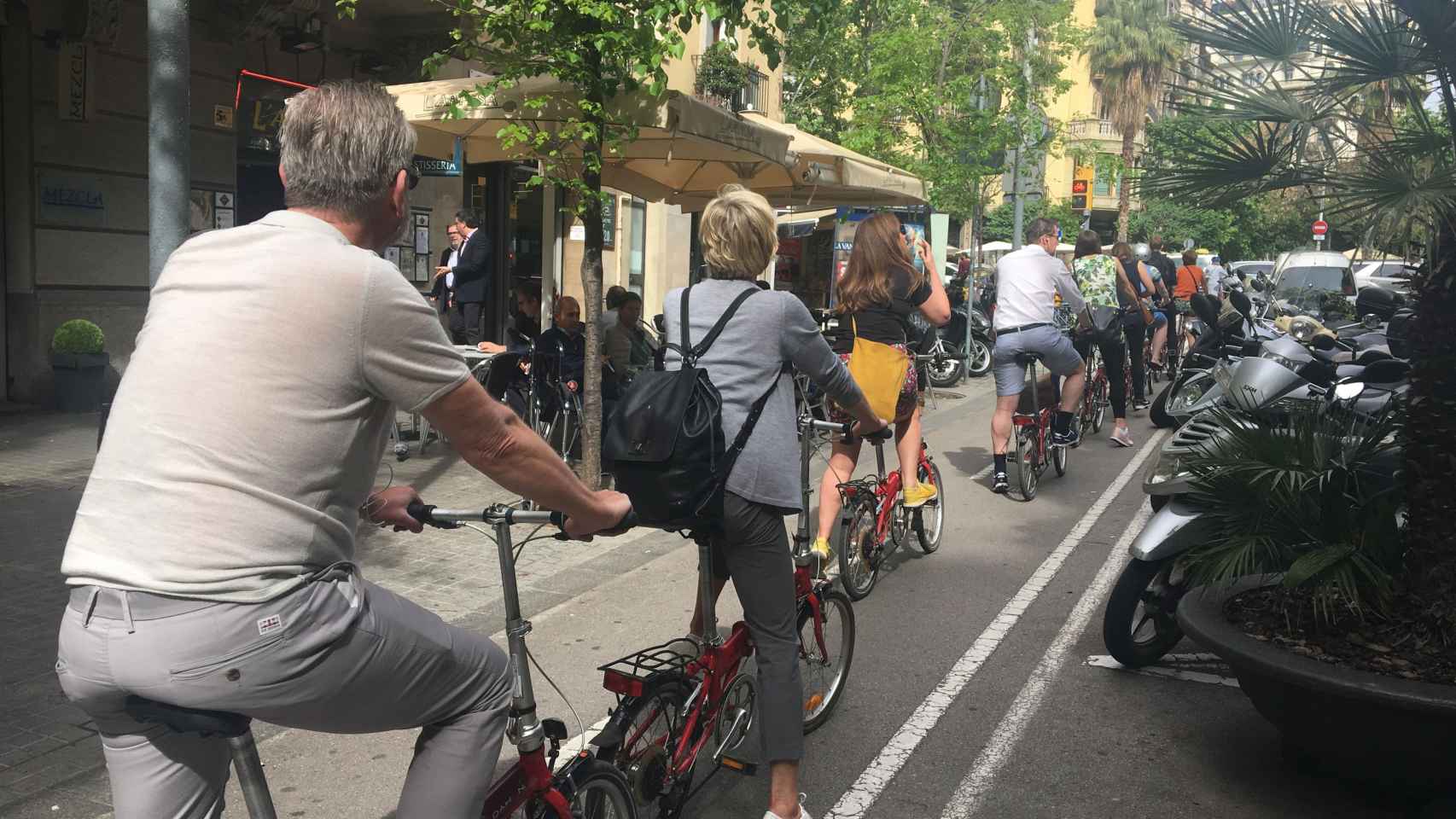 Las bicicletas en el carril bici / PABLO ALEGRE