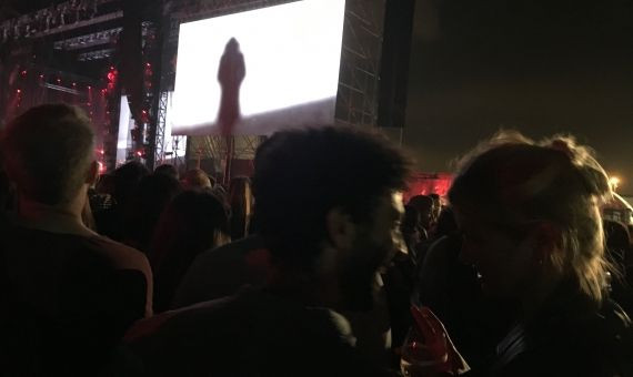 Una pareja en el concierto de Nick Cave del Primavera Sound | P.B.