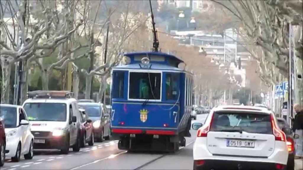 El Tramvia Blau es uno de los grandes símbolos de la ciudad de Barcelona / Archivo