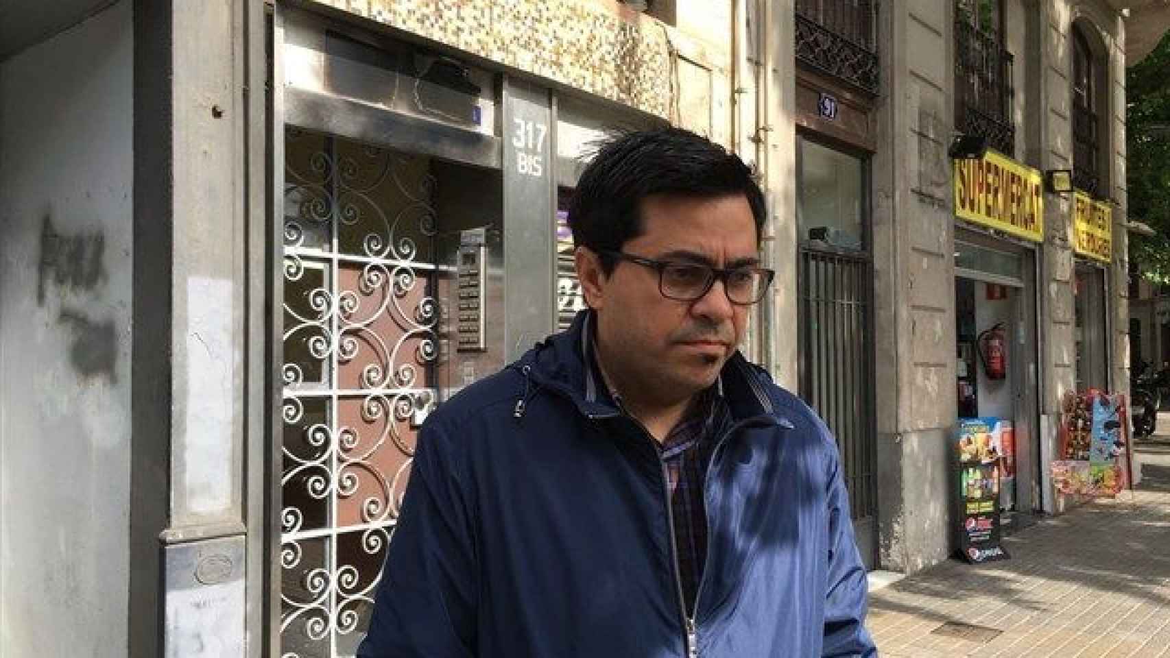 El regidor Gerardo Pisarello en el Eixample / EUROPA PRESS