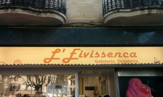 La heladería L'Eivissenca en Horta 