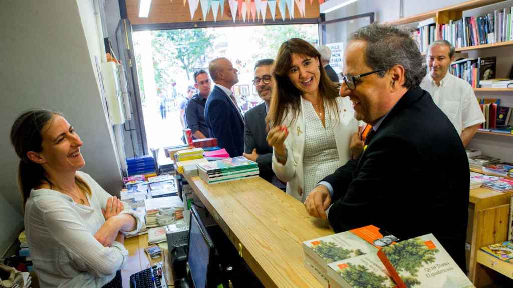 La Generalitat contra el CAP de Colau en la capilla de la MisericordiaLa consellera Laura Borràs, con el president Quim Torrà, no quiere un CAP en la capilla de la