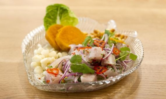 El cebiche peruano, la estrella de la carta en Yakumanka / H.F. 