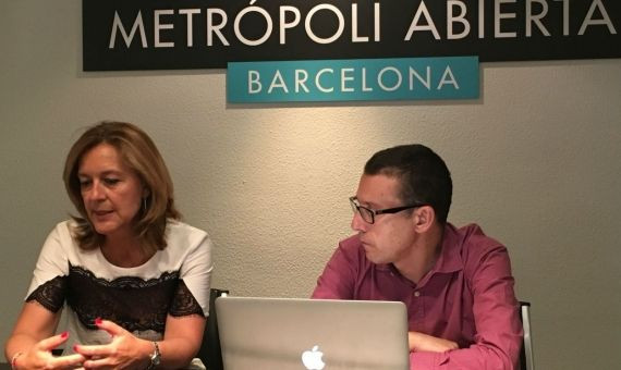 Carina Mejías, en la imagen junto a nuestro director, Lluis Regàs / MIKI