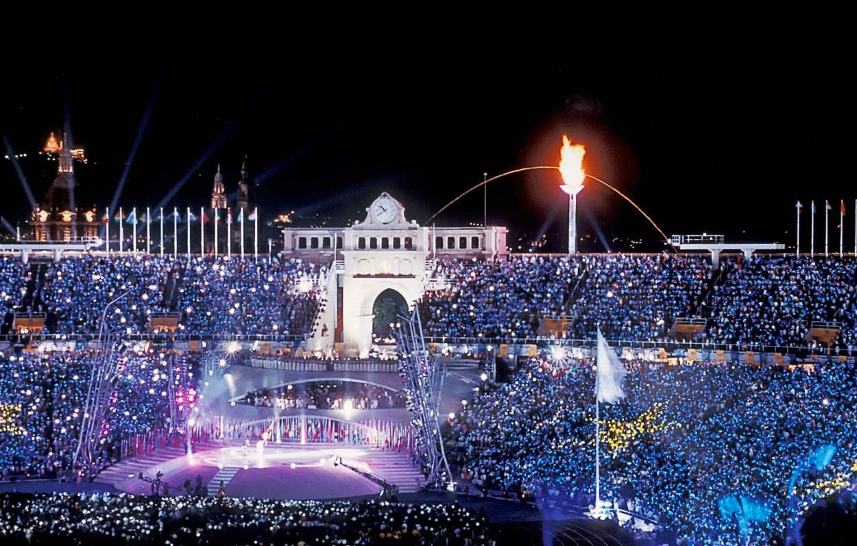 Imagen de la ceremonia de apertura de los Juegos Olímpicos de Barcelona'92 / Archivo