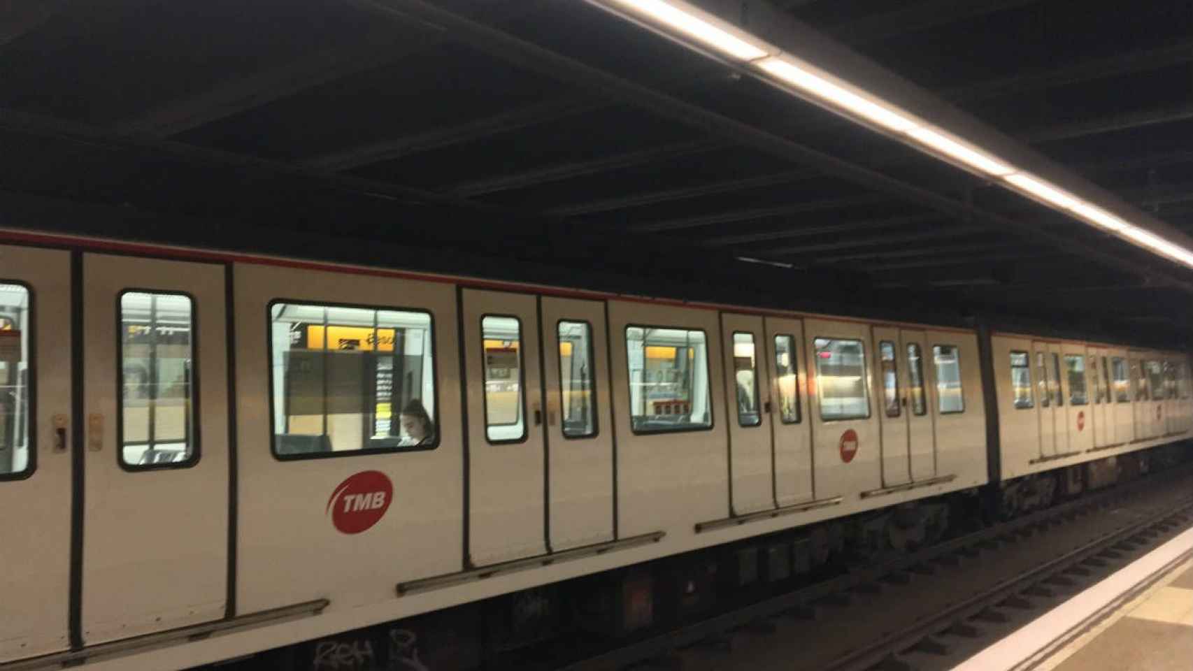 Convoy del metro de Barcelona