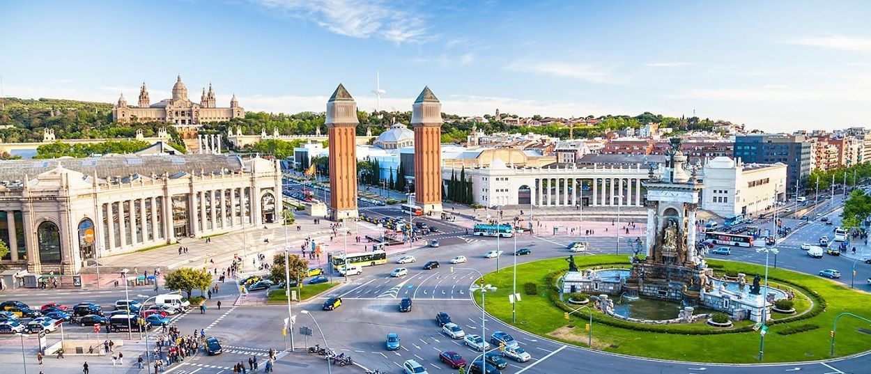 La Fira de Montjuic de Barcelona acoge cada año decenas de ferias y congresos / Archivo