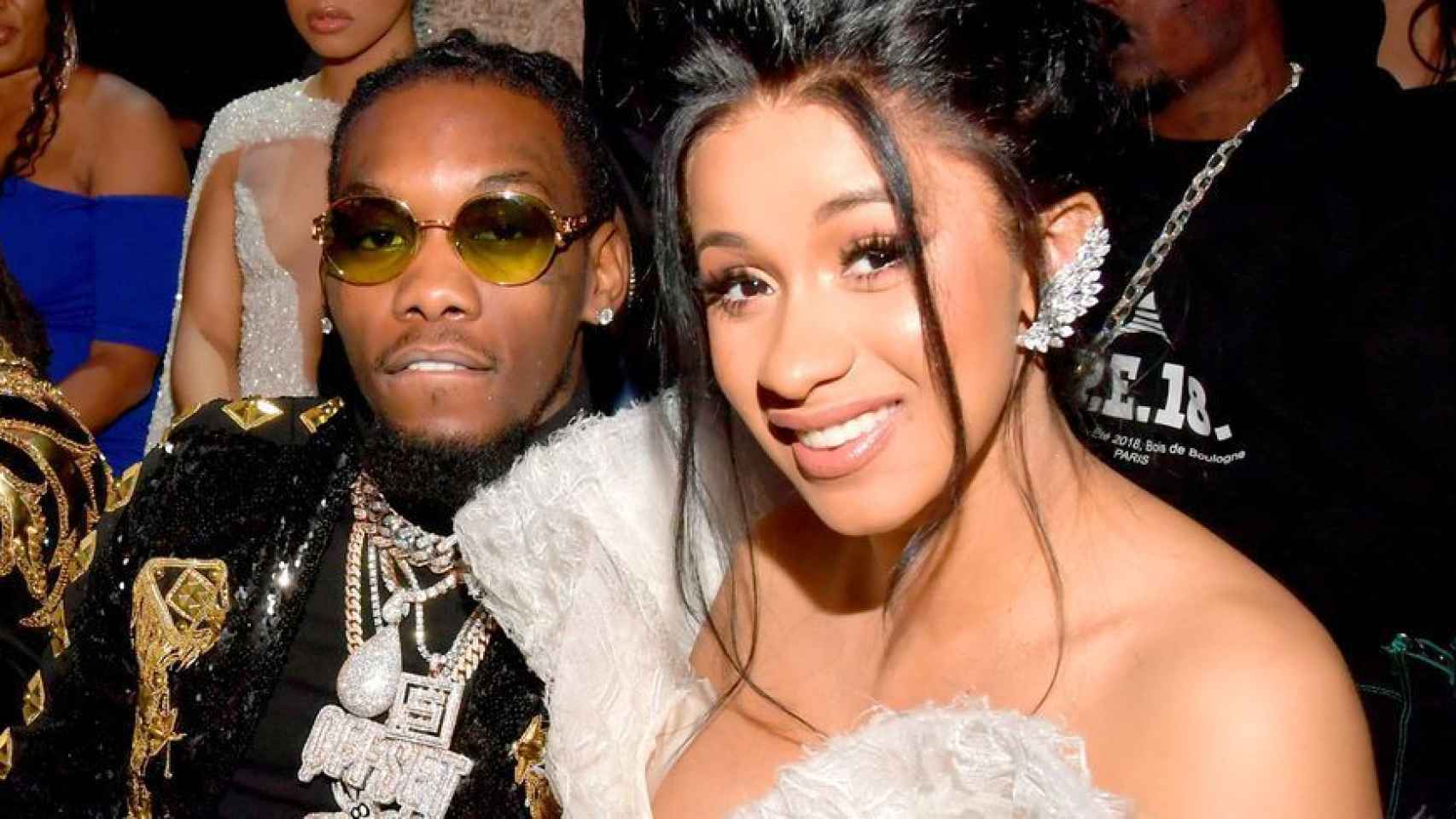 Cardi B junto a su marido Offset