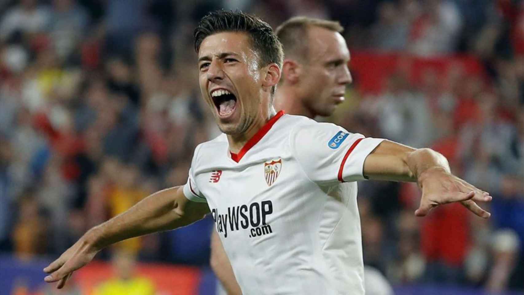 Lenglet dejará de vestir de blanco para hacerlo de azulgrana en pocas horas / EFE