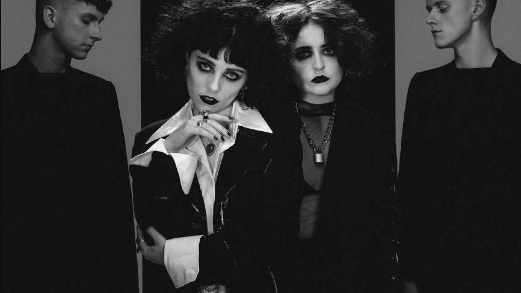 Imagen promocional de la gira de Pale Waves