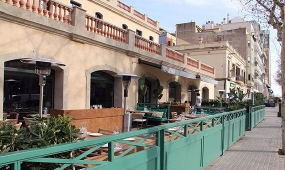 Terraza en Joan de Borbó