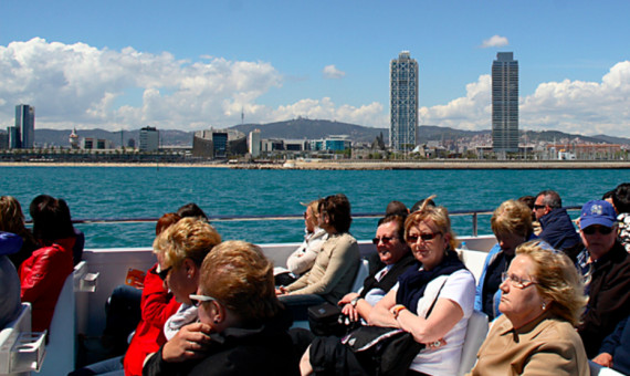 Vista del Port Olímpic desde Las Golondrinas / L.G