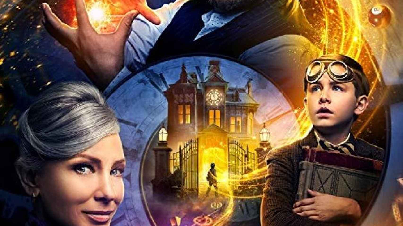 Imagen promocional de la película con Owen Vaccaro, Jack Black y Cate Blanchett