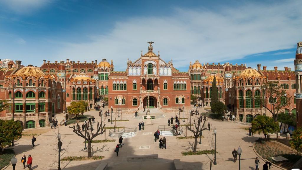 Recinto Modernista de Sant Pau, fundado en 1401 en Barcelona