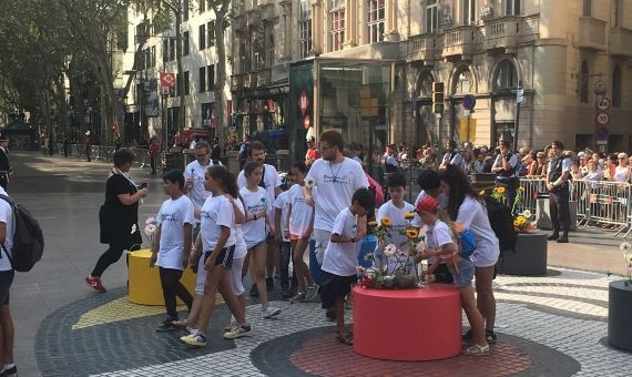 Los niños del proyecto intercultural Baobab / A.O. 