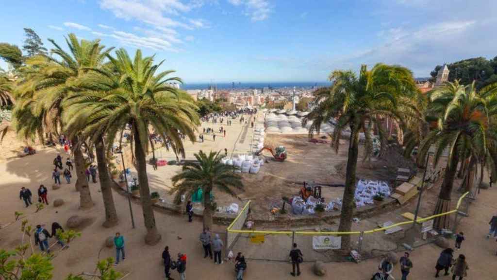 El Park Güell sigue haciendo obras de mejora / AJUNTAMENT DE BARCELONA