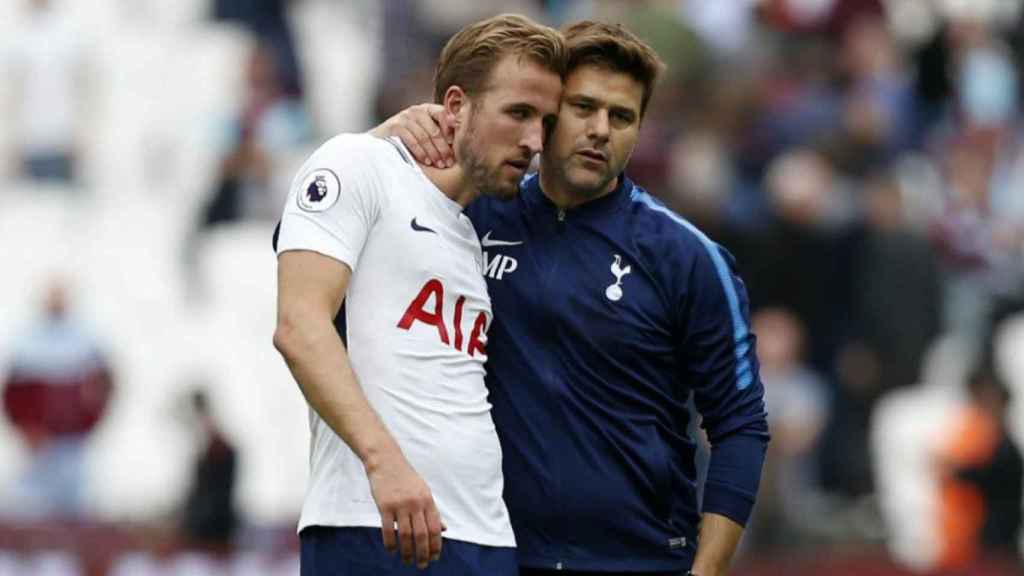 Mauricio Pochettino y Harry Kane, dos piezas fundamentales del Tottenham / Archivo