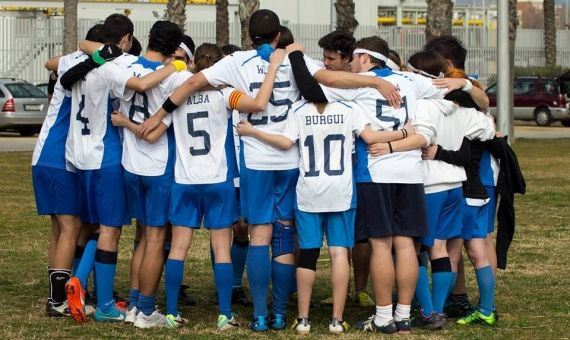 El equipo barcelonés de quidditch en un partido / EAGLES BCN