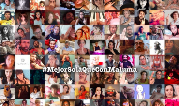 #MejorSolaQueConMaluma