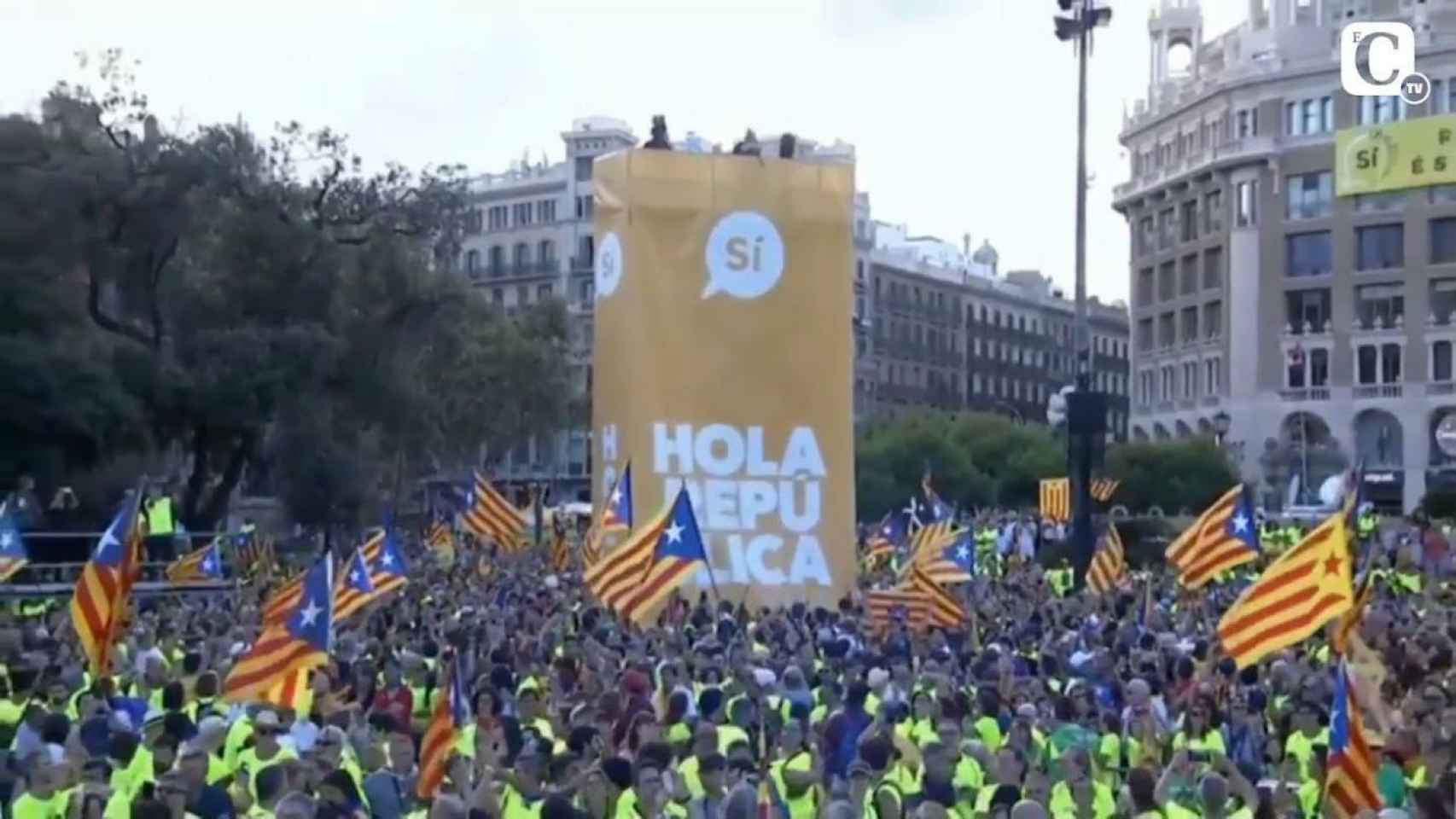 Imagen de la Diada celebrada en Barcelona el año pasado / Archivo