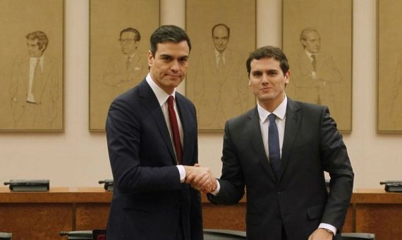 Pedro Sánchez y Albert Rivera / Archivo