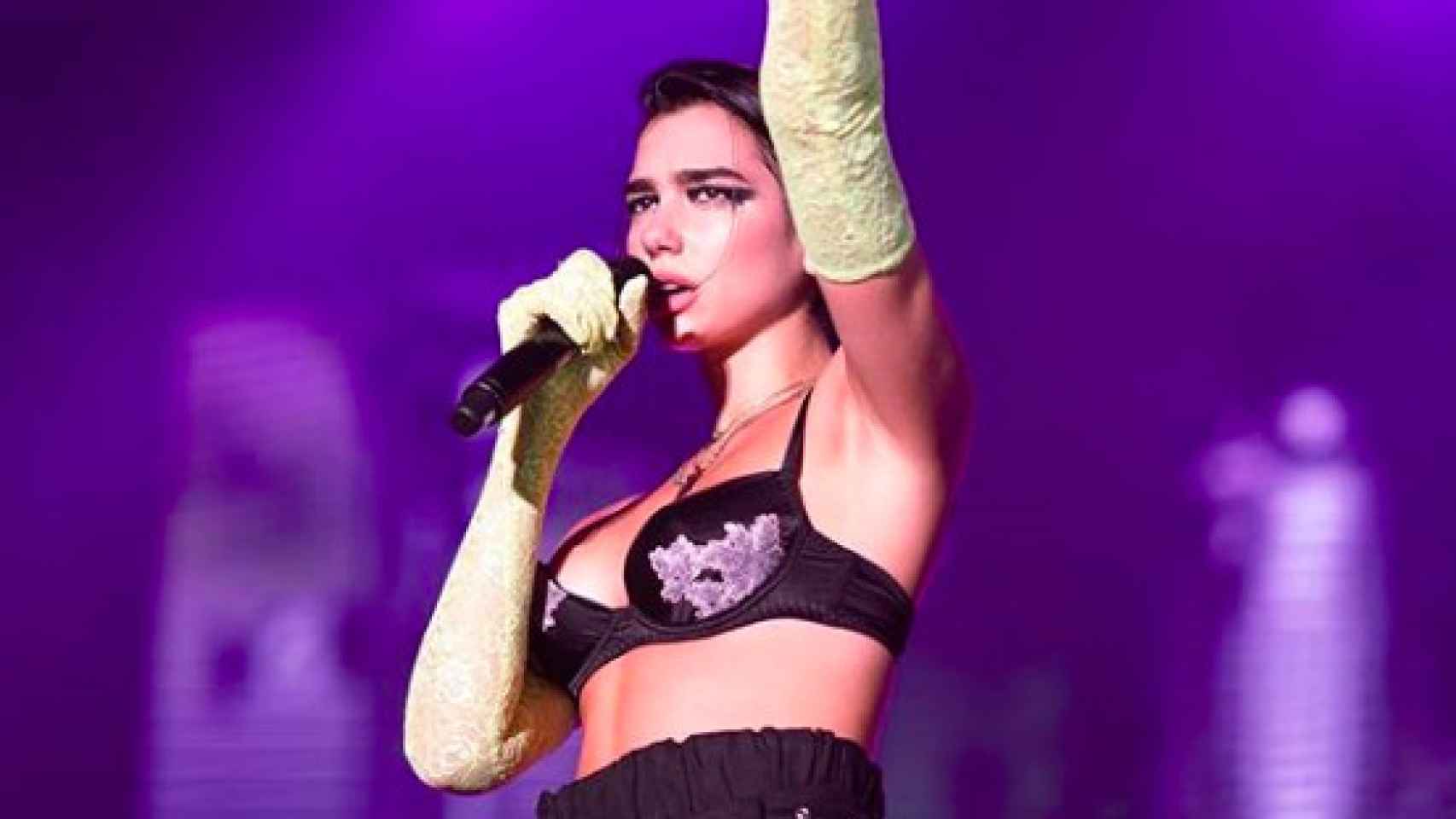 Dua Lipa en el concierto en una imagen de archivo