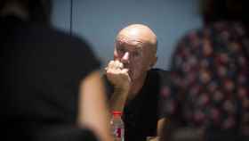 Irvine Welsh durante la presentación de su libro 'Un polvo en condiciones' (Anagrama, 2018) | HUGO FERNÁNDEZ