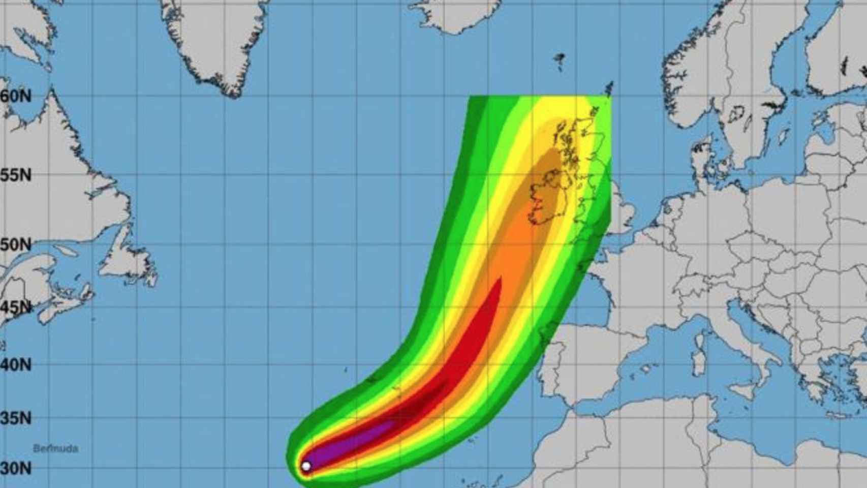 Helene actualmente se encuentra en Cabo Verde